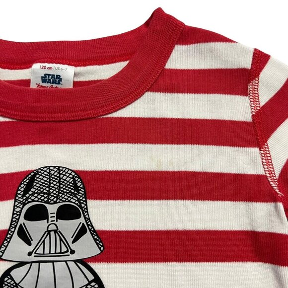 Hanna Andersson Sz 120 (6/7) Star Wars Darth Vader Short Pajamas - Picture 4 of 14